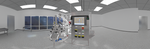 The bioreactor system in virtual reality
