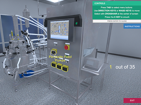 The Bioreactor Orientation game